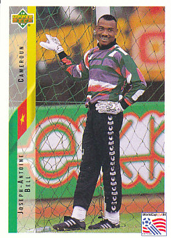 Joseph-Antoine Bell Cameroon Upper Deck World Cup 1994 Eng/Ita #187